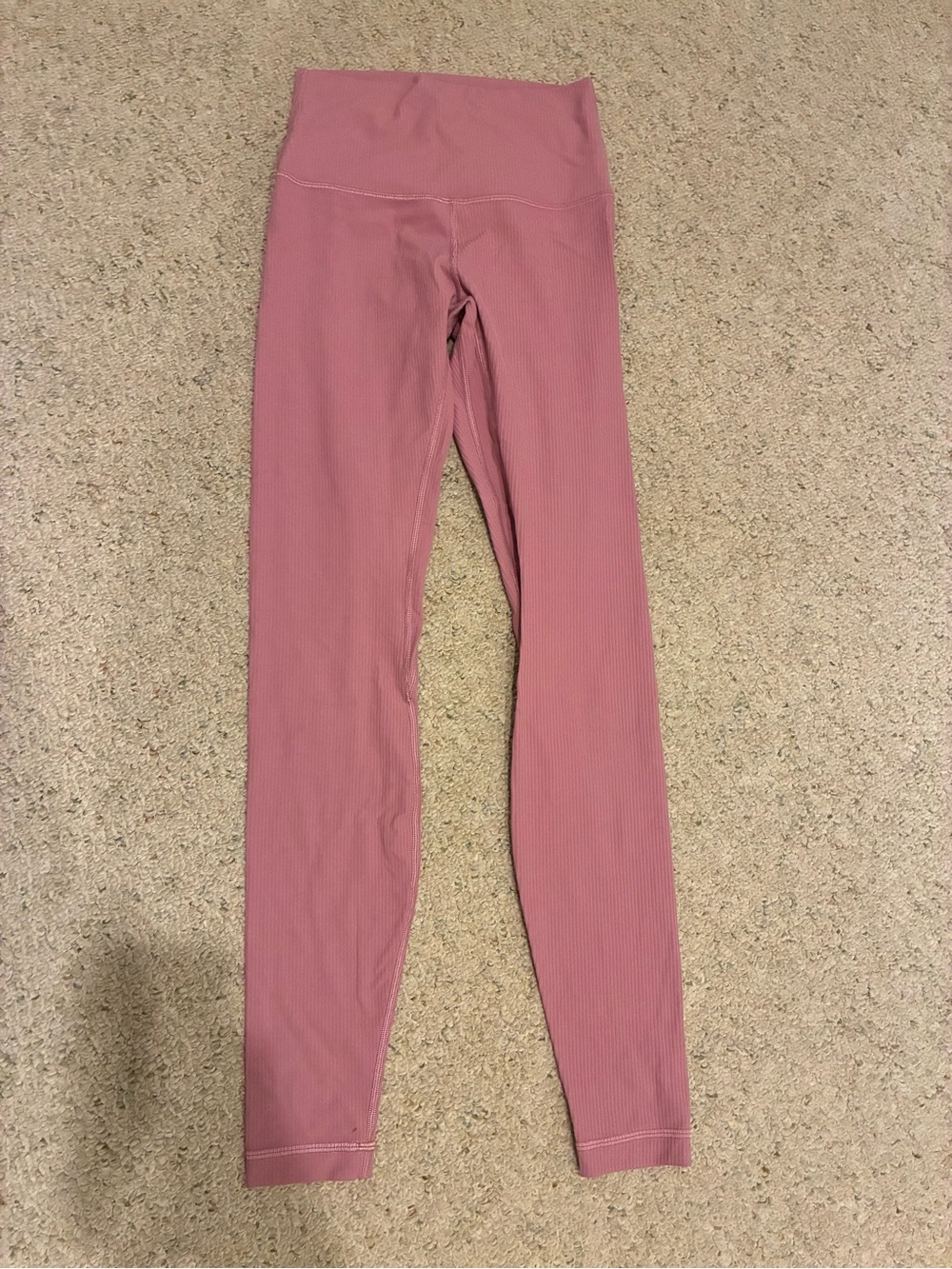 Lululemon Align Leggings 4 Ribbed High-Rise Pant 28" Velvet Dust Purple
